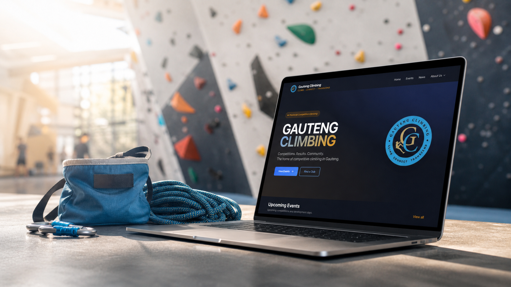 Gauteng Climbing Launches Its New Website cover